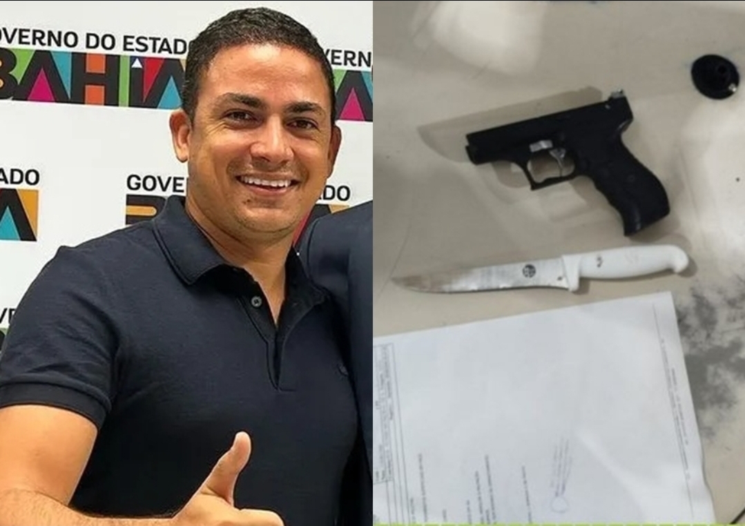 PREFEITO DE ITUAÇU BAHIA IMOBILIZOU HOMEM ARMADO