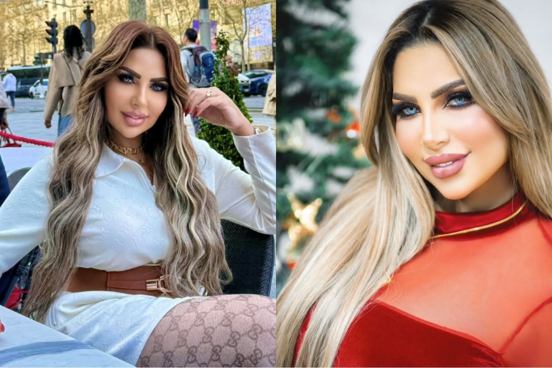 Fonte: Sarah Khalifa, apresentadora de TV egípicia. • Reprodução | Redes Sociais